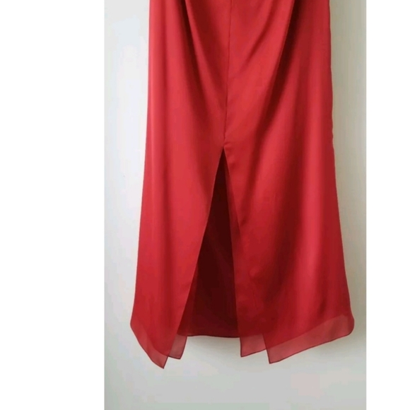 The Row Stratski red silk skirt sz 8 - Picture 2 of 7